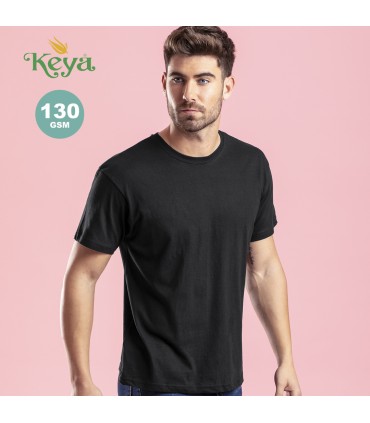 Camiseta Adulto Color "keya" MC130 - Textil - PromoShark Regali personalizzati per le aziende