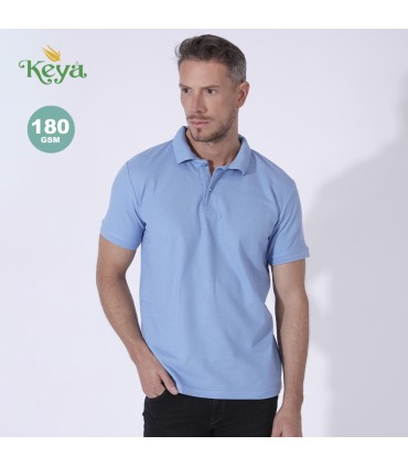 Polo Adulto Color "keya" MPS180 - Textil - PromoShark Regalos Personalizados para Empresas