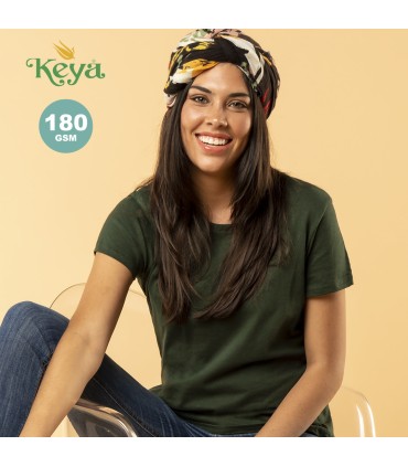 Camiseta Mujer Color "keya" WCS180 - Textil - PromoShark Gepersonaliseerde geschenken voor bedrijven