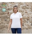 Dames Wit Polo Shirt "keya" WPS180