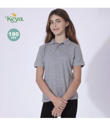 Polo Niño Color "keya" YPS180 - Textil - PromoShark Regalos Personalizados para Empresas