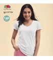 Camiseta Mujer Blanca Iconic V-Neck